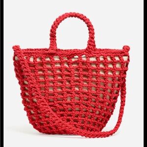 Madewell Crotchet Shoulder Bag, Red